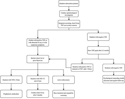 Selection of the cutoff value of the tuberculin skin test for diagnosing students who need preventive treatment: A school-based cross-sectional study